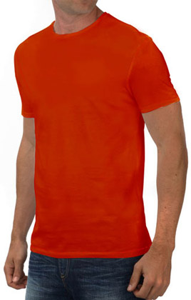 Red Color Round Neck T Shirt